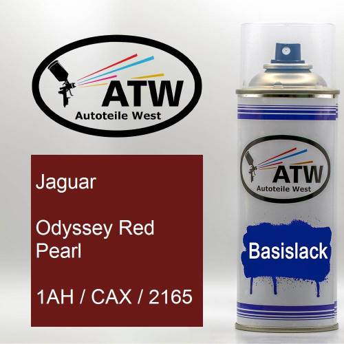 Jaguar, Odyssey Red Pearl, 1AH / CAX / 2165: 400ml Sprühdose, von ATW Autoteile West.